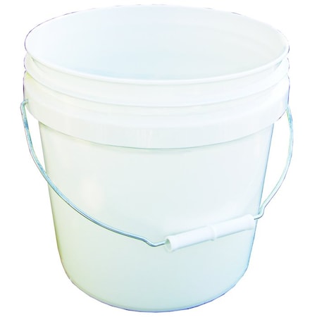 Encore Plastics 2 Gal White Industrial Plastic Pail 1123008