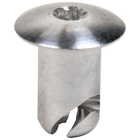 Powerhouse 0.437 x 0.550 in. Body Torx Oval Head Quick Turn Fastener, Natural - Set of 10 PO3616746