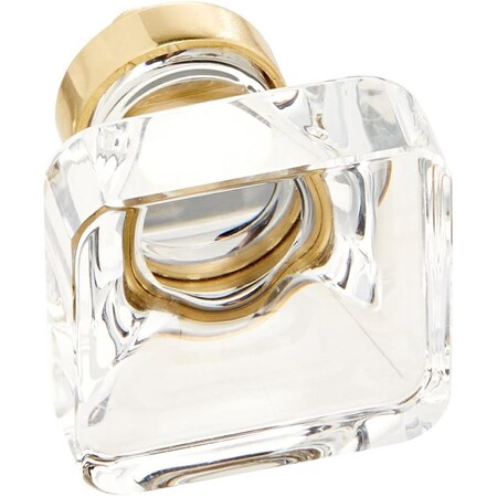 Patioplus 1.375 in. Square Cabinet Knob, Lifetime Brass PA2063891