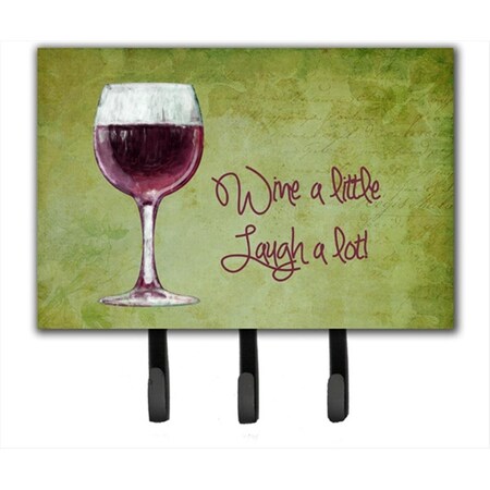 Carolines Treasures Wine A Little Laugh A Lot Leash Or Key Holder SB3067TH68