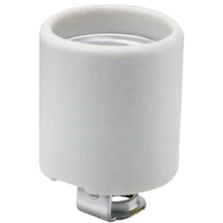 Legrand Pass & Seymour Lamp Holder, 1-Circuit, Keyless, 1.38 in Dia x 2 in H Dimensions, 250 V 31528CC10