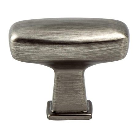 Berenson 1.562 in. Subtle Surge Knob with Long Vintage Nickel 1241-1VTN-P