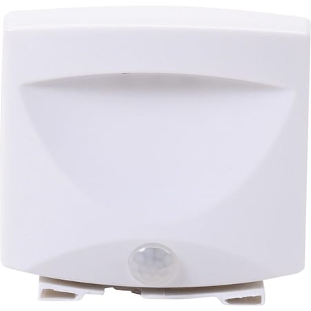 Maxsa Innovations Battery-Powered Motion-Activated Outdoor Night-Light in White 40341