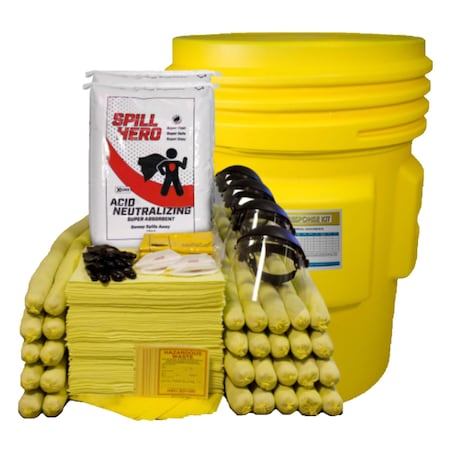 Xsorb Spill Kit, Acid Neutralizer, 95 gal. XKD95N