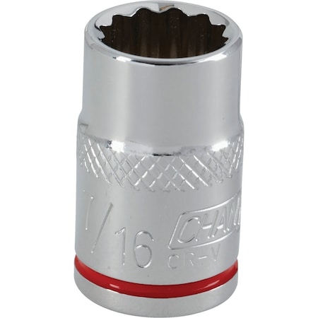 Channellock 3/8'' Drive 7/16'' 12-Point Shallow Standard Socket 305170