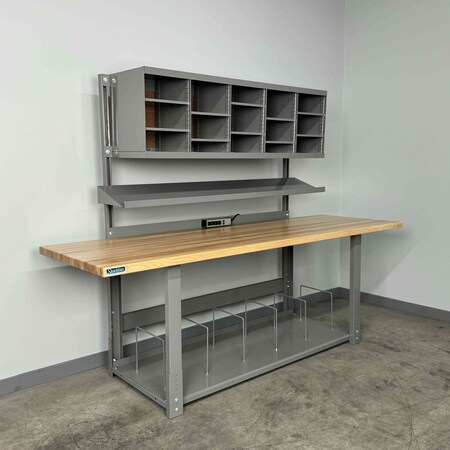 Stackbin Workbenches, 96" W, 1000 lb. M9630BDX-GY