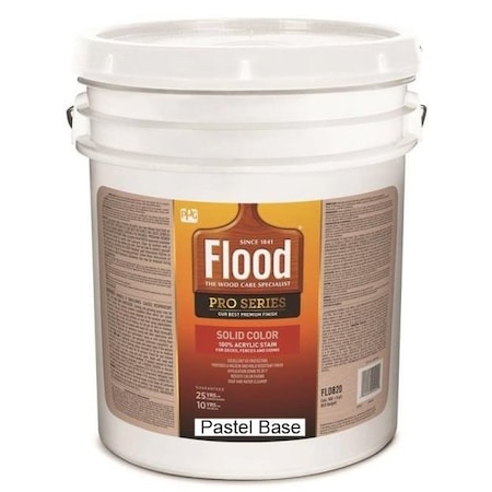 Flood 5 Gal Pastel Base Pro Series Solid Color Acrylic Stain FLD820