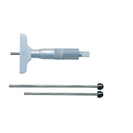 Mitutoyo Micrometer, Depth, Base-60 0-75mm 129-110