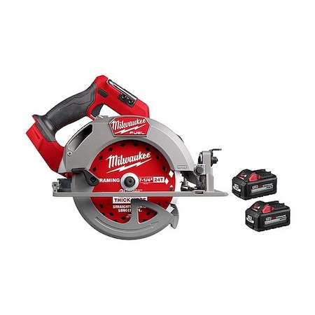 Milwaukee Tool M18 FUEL Circ Saw + HO6.0 Battery(2PK) 2834-20,48-11-1862