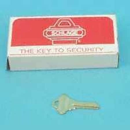 Schlage Key Blank, Nickel, Brass 35-100-C