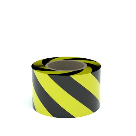 Creative Safety Supply Elasticized Vinyl film, 3 in W., 108 ft L., 4 mil Thickness VH370