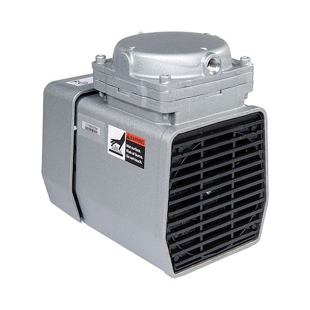 Gast Compressor/Vacuum Pump, Inlet NPT, 1/8 hp DOA-P701-AA
