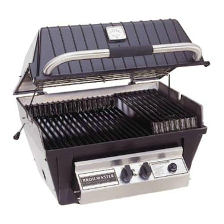 Broilmaster P4 Premium Gas Grill Head with Flare Buster Briquets P4XF