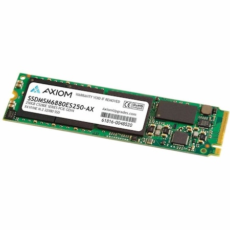 Axiom 250GB C5280E SERIES PCIE GEN4 X4 NVME M.2 22X80 SSD - 3D NAND SSDMSM6880ES250-AX
