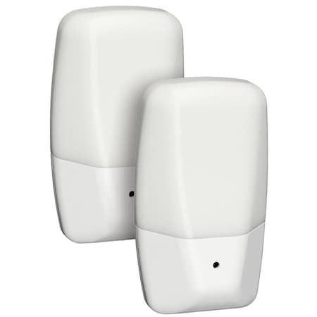 Amertac Aria Series Curve Night Light, 120 V, 0.3 W, LED Lamp, Warm White Light, 1 Lumens, 3000 K Color Temp NL-ARIA-F2