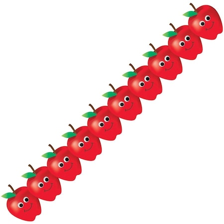 Hygloss Products Happy Apples Border, 36 Feet Per Pack, 6PK 33646