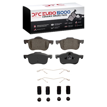 Dfc 5000 Euro Ceramic Disc Brake Pad Set,  1600-0794-01