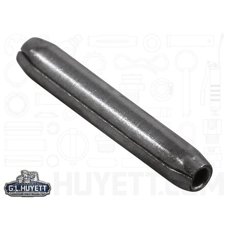 Huyett Coiled Spring Pin, Standard Duty, 420 Stainless Steel, 0.031 in Dia x 0.188 in Length SPCSP-031-0187