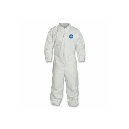 Dupont Tyvek 400 Coveralls, Serged Seams, Collar, Elas Waist, Elas Wrists/Ankles, Front Zip, Storm, 25PK 251-TY125S-7X