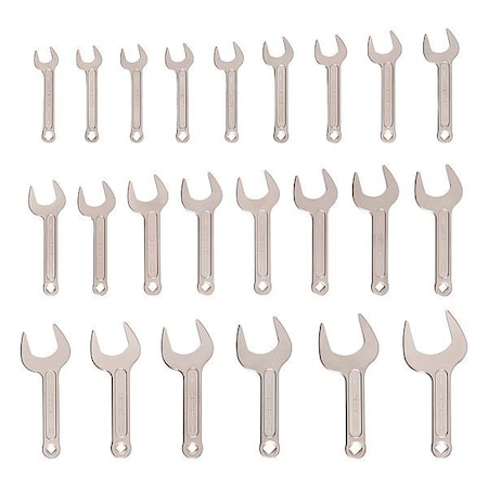 Tekton Open End Wrench Set, 23 Tools WSE90200