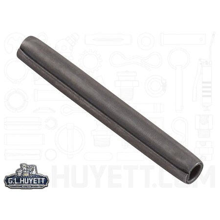Huyett Coiled Spring Pin, Standard Duty, 420 Stainless Steel, 0.047 in Dia x 0.375 in Length SPCSP-046-0375