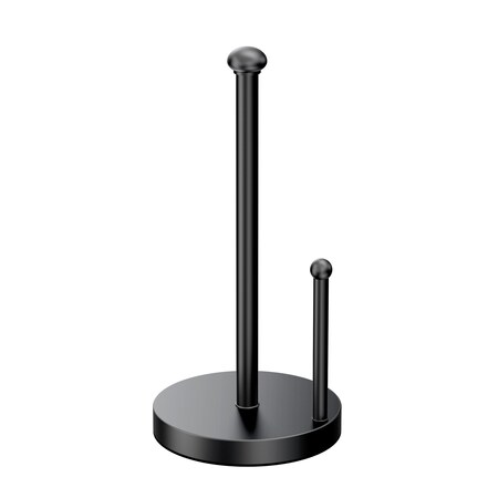Gatco Kitchen Paper Towel Holder Stand, Matte Black 1447MX