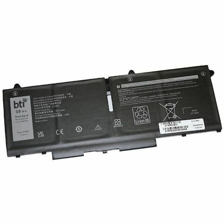 Battery Technology BTI 4-CELL 15.2V LI-ION NOTEBOOK BATTERY FOR DELL LATITUDE 5330, 5430, 5530, 7330, 7430 07KRV-BTI