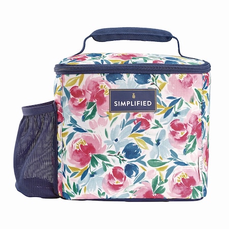 Fit + Fresh Simplified Lunch Bag, 9.25 x 5 x 9, Multicolor Floral 2843SIM3167