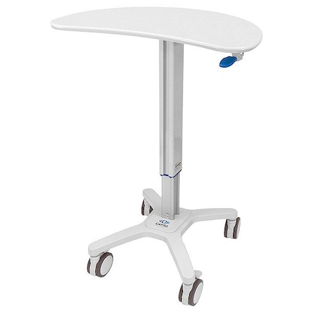 Capsa Healthcare Laptop Cart, 30 lb, Aluminum, Assembled 207166-FG
