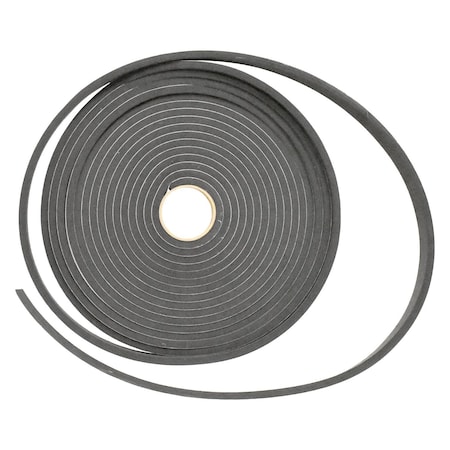 Auveco 5/32in x 1in x 50 Feet Peel-Bak Neoprene Sponge Weather Stripping 4853