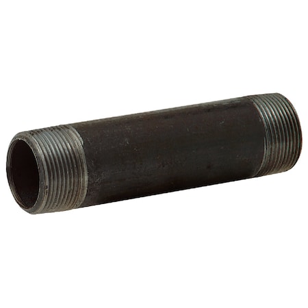 Anvil 1-1/4'' x 6'' Schedule 40 Steel Black Iron Nipple 8700142501