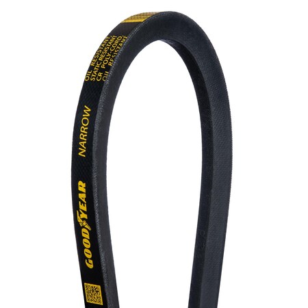 Goodyear Narrow  Wrapped V-Belt: 3V Profile, 83in Effective Length 3V830