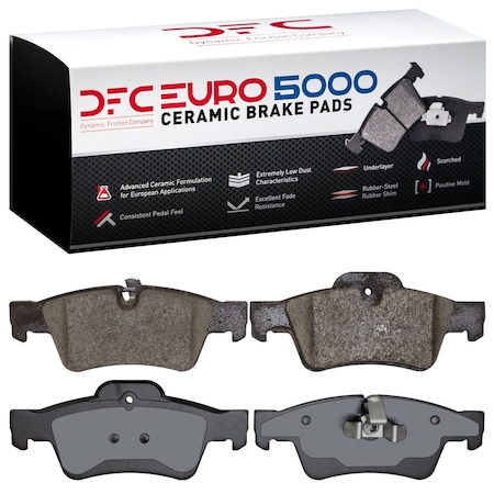 Dfc 5000 Euro Ceramic Disc Brake Pad Set,  1600-1122-00