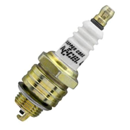 Accel U-Groove Resistor Header Spark Plug, 4PK APG0437S-4