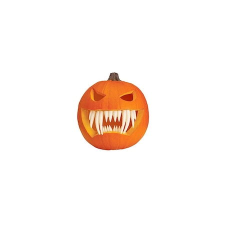 Easter Unlimited Pumpkin Fangs Set, Glow-in-the-Dark 94684F