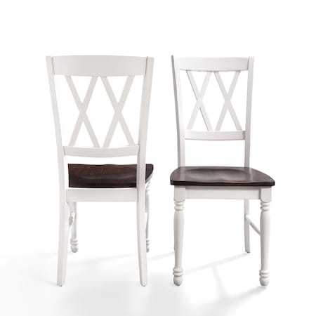 Crosley Shelby 2-Piece Dining Chair Set CF501018-WH