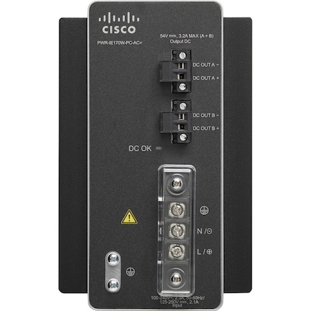 Cisco IE FAMILY POWER SUPPLY 170W. AC TO DC PWR-IE170W-PC-AC=