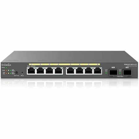 Engenius Fit Managed 8-port gigabit PoE+ Layer 2 plus switch comes with a 110W PoE budget, 2 SFP uplink EWS2910FP-FIT
