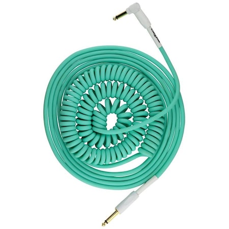 Pig Hog ''Half Coil'' Instrument Cable, 30 -Feet, Seafoam Green PHCC30SG