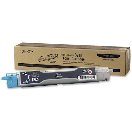 Royal Toner Hgh Yield Toner For Phaser 6350, Cyan, 10K 106R01144
