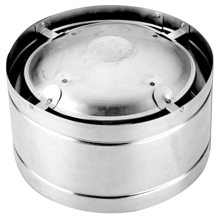 Selkirk 3 in. D X 8 in. L Aluminum/Galvanized Steel Hi-Wind Top 103802