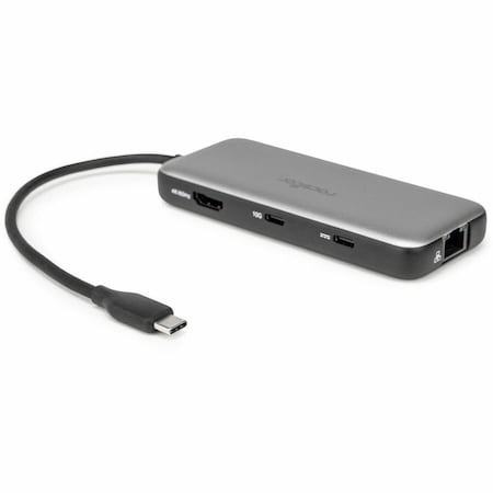 Rocstor PREMIUM USB-C 6-IN-1 MULTIPORT ADAPTER - USB C TO HDMI 4K@60HZ, 1X USB-C 3.1 10G Y10A319-S1