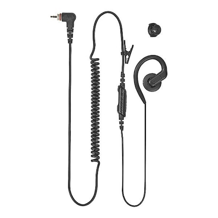 Motorola Earpiece, Motorola, Ear Hook, Curve, Black PMLN8311