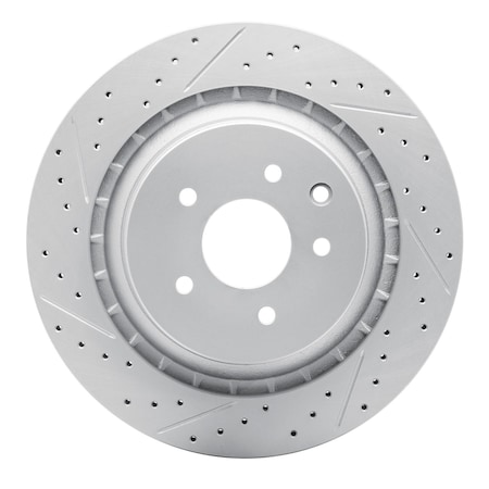 Dynamic Friction Co DFC Geoperformance Rotor - Drilled and Slotted 830-68013R