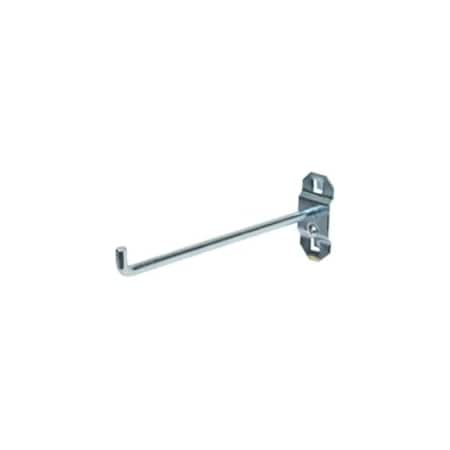 Triton Products 6 In. Single Rod 90 Degree Bend Stainless Steel Pegboard Hook for Stainless Steel LocBoard, PK3 61629