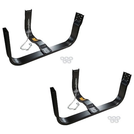 Mytee Products 2PK Nash Style Trailer Spare Tire Carrier for 42in D.& 18in W. Tires w/Mounting Kit, 2PK STCNx2