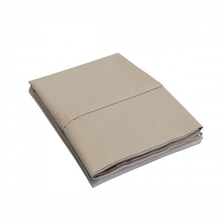 Luxor Treasures 300 Standard Pillow Cases, Percale Solid Patterned - Tan P300SDPC SLTN