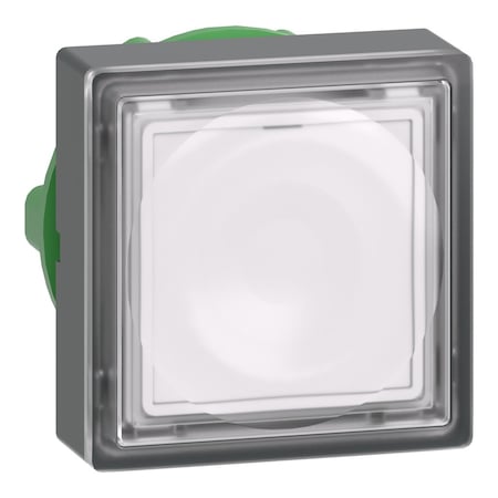 Schneider Electric Illuminated Push Button Operator, 22 mm, White ZB5CW313