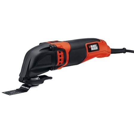 Black & Decker Oscillating MultiTool, 2 A, 10,000 to 20,000 rpm Speed BD200MTB