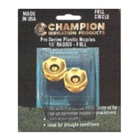 Champion Irrigation SQ-C Quarter Circle Brass Nozzle, 2PK 3504750